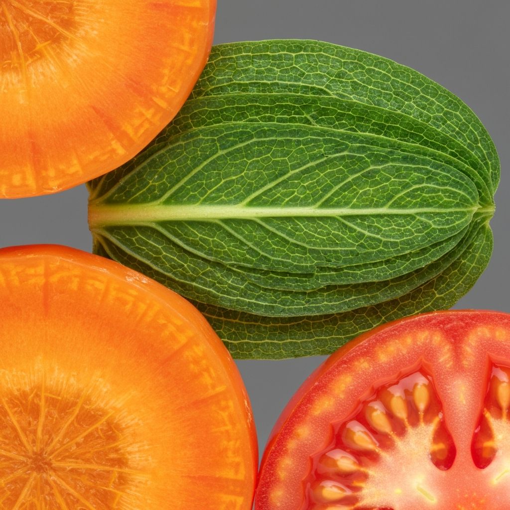 Gros plan sur les pigments naturels des aliments